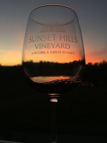 sunset glass
