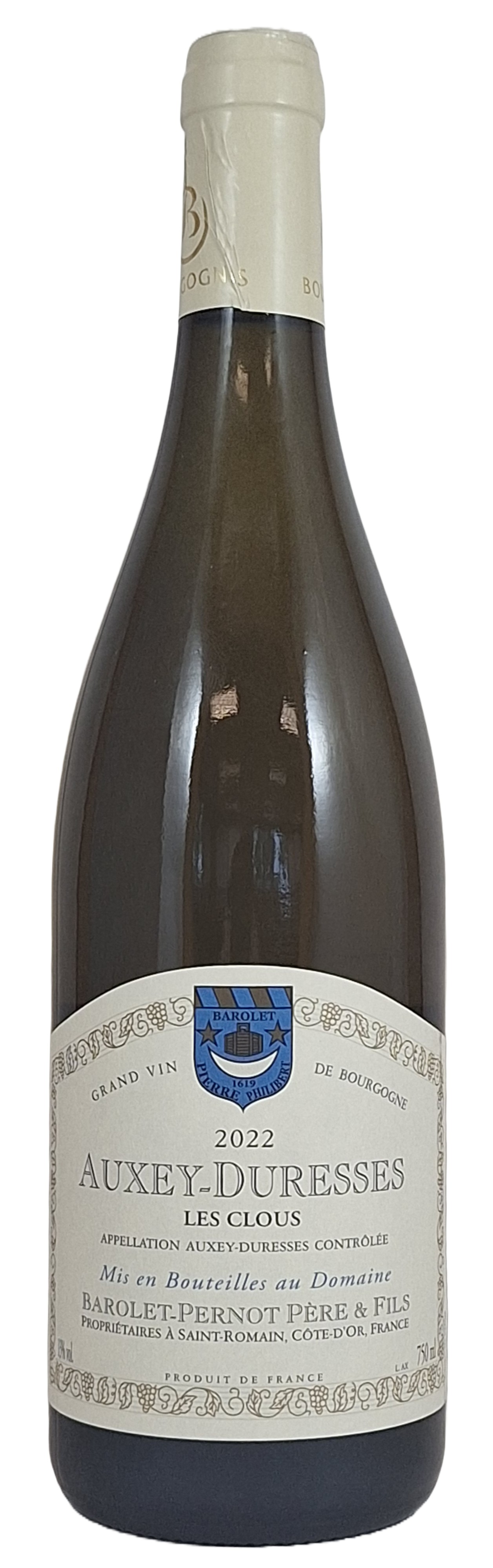 Barolet-Pernot Auxey-Duresses Blanc Les Clous - Kysela Pere et Fils